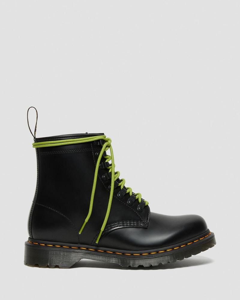 Dr Martens 1460 Ben Smooth Læder Snørestøvler Herre Sort | DK 501YXF